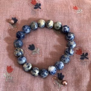 Blue stone bracelet